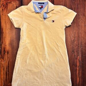 Tommy Hilfiger Light Yellow Polo Dress